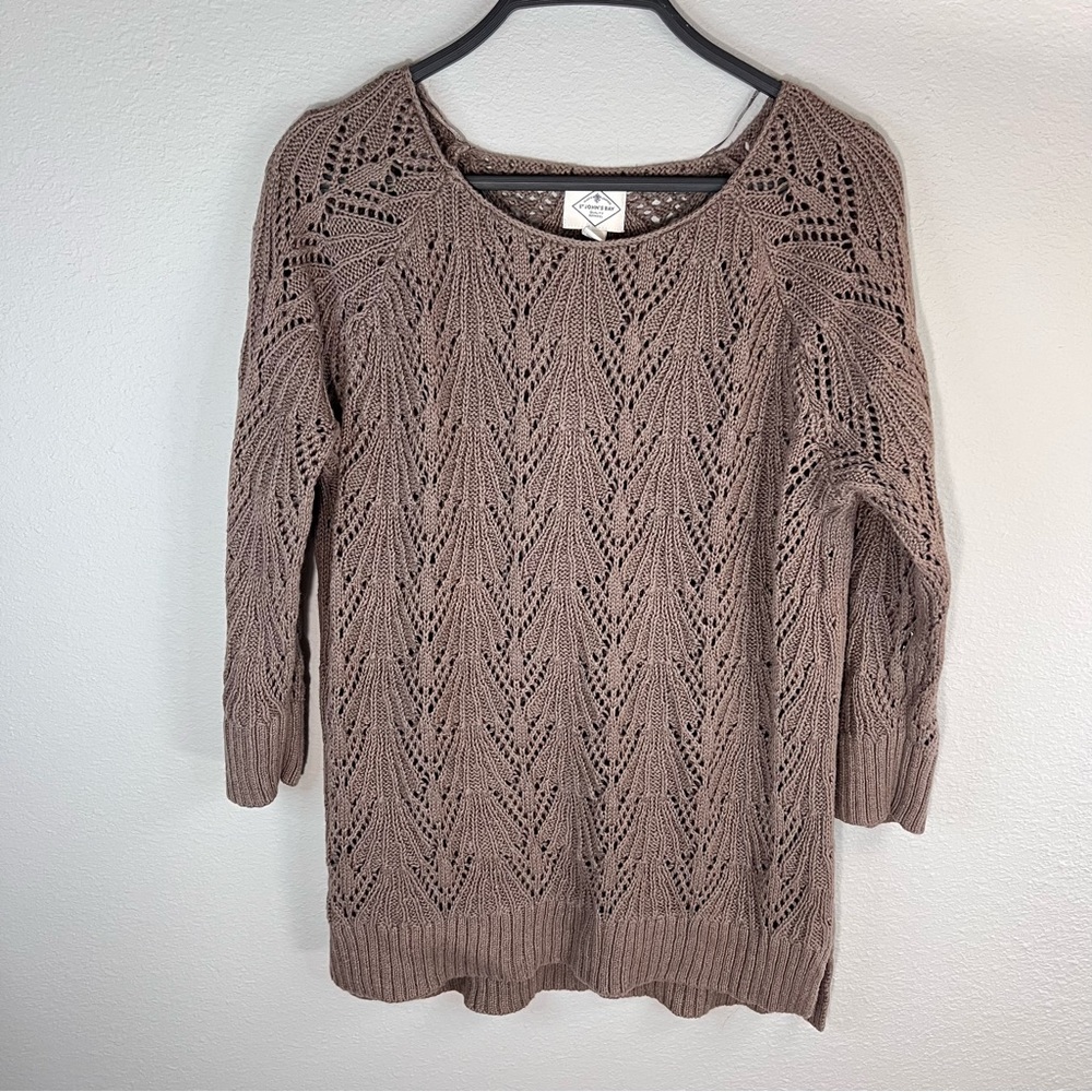 St. John's Bay Brown Sweater - Picture 6 of 6